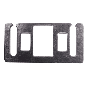 Connecting plate to join two 20mm electric fence tapes together so current can flow