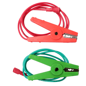 Insulated replacement 12v leads for Fenceman DP350B fence energsier only