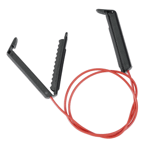 Economy connection cable to join to line of electric fence tape together