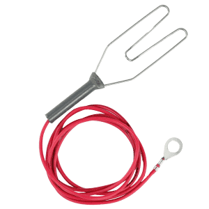 Cable to connect an electric fence energiser to either 20mm or 40mm tape