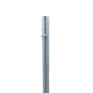 1m earth stake for electric fence energiser. Galvanised so it does not corrode underground and bolt on the top for good connection
