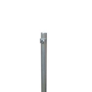 Galvanised earth stake for an efficient electric fence