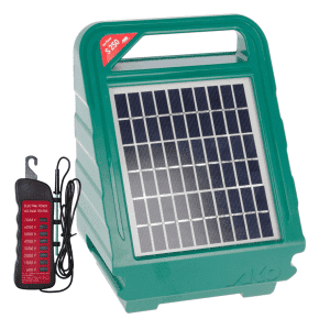 Ako Sunpower S250 solar electric fence energiser for strip grazing and small paddocks