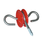 Stainless steel gate handle insulator for electric fences last longer than regular gate handle insulators