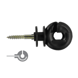 Very heavy duty electric fence ring insulators. These are for use with high powered energisers with high voltages on long electric fences