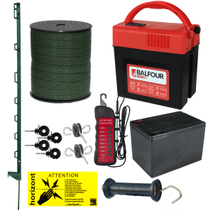 Green 9v Horse Kit With Balfour 9v Energiser