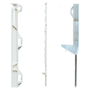 Plastic Electric Fencing Posts (White)