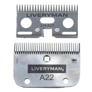 Liveryman A22 clipper blades leave a 1mm smooth cut when clipping your horse