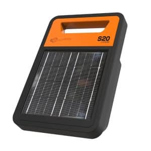 Gallagher S20li electric fence solar energiser for horse and farm paddocks